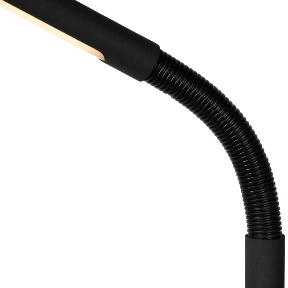 Gilly oppladbar LED-gulvlampe, svart