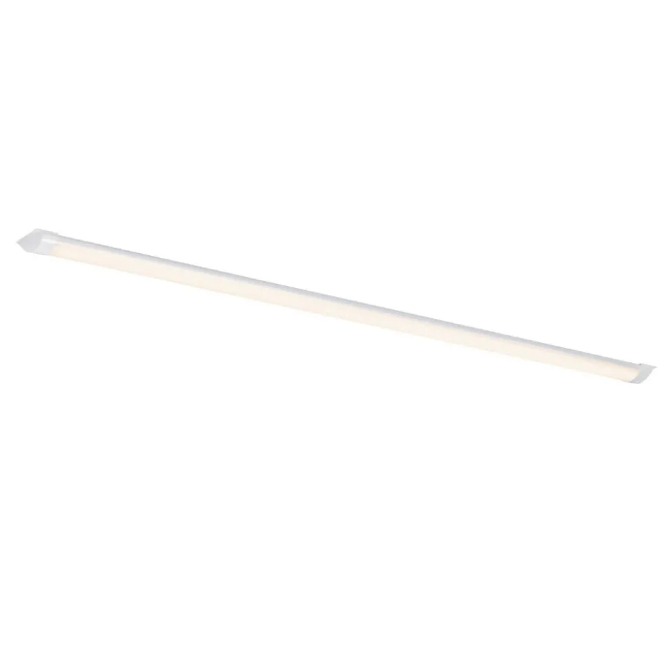 Glendale LED-lyslist, 119 cm, IP20, plast, hvit