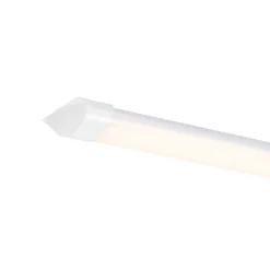 Glendale LED-lyslist, 119 cm, IP20, plast, hvit