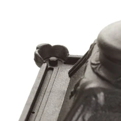 Golia utendørs vegglampe, svart, klar 2 700 K