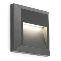 Grant - kantet LED-vegglampe for utebruk