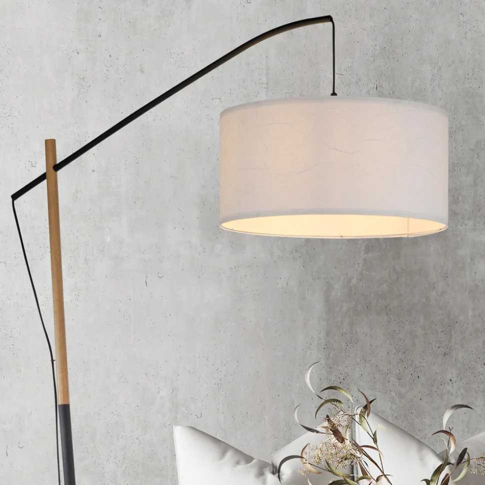 Grønn Sofie gulvlampe med papirskjerm