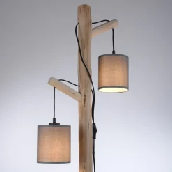 Grønn Tribu gulvlampe med papirskjermer