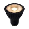 GU10 LED-reflektor 5W dim to warm, svart