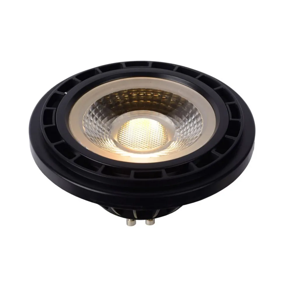 GU10 LED-reflektor 12W 3 000 K dim to warm, svart