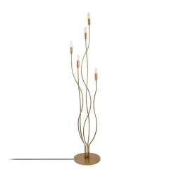 Gulvlampe Bonibon 13237 gullfarget metall Høyde 160 cm 5 lyskilder