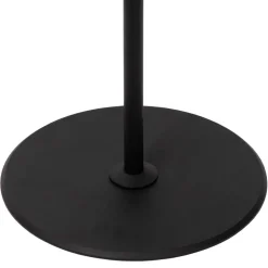 Gulvlampe Clubs, hode roter- og svingbart, svart