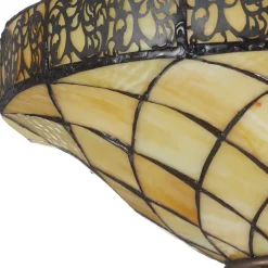 Gulvlampe Diamond i Tiffany-stil