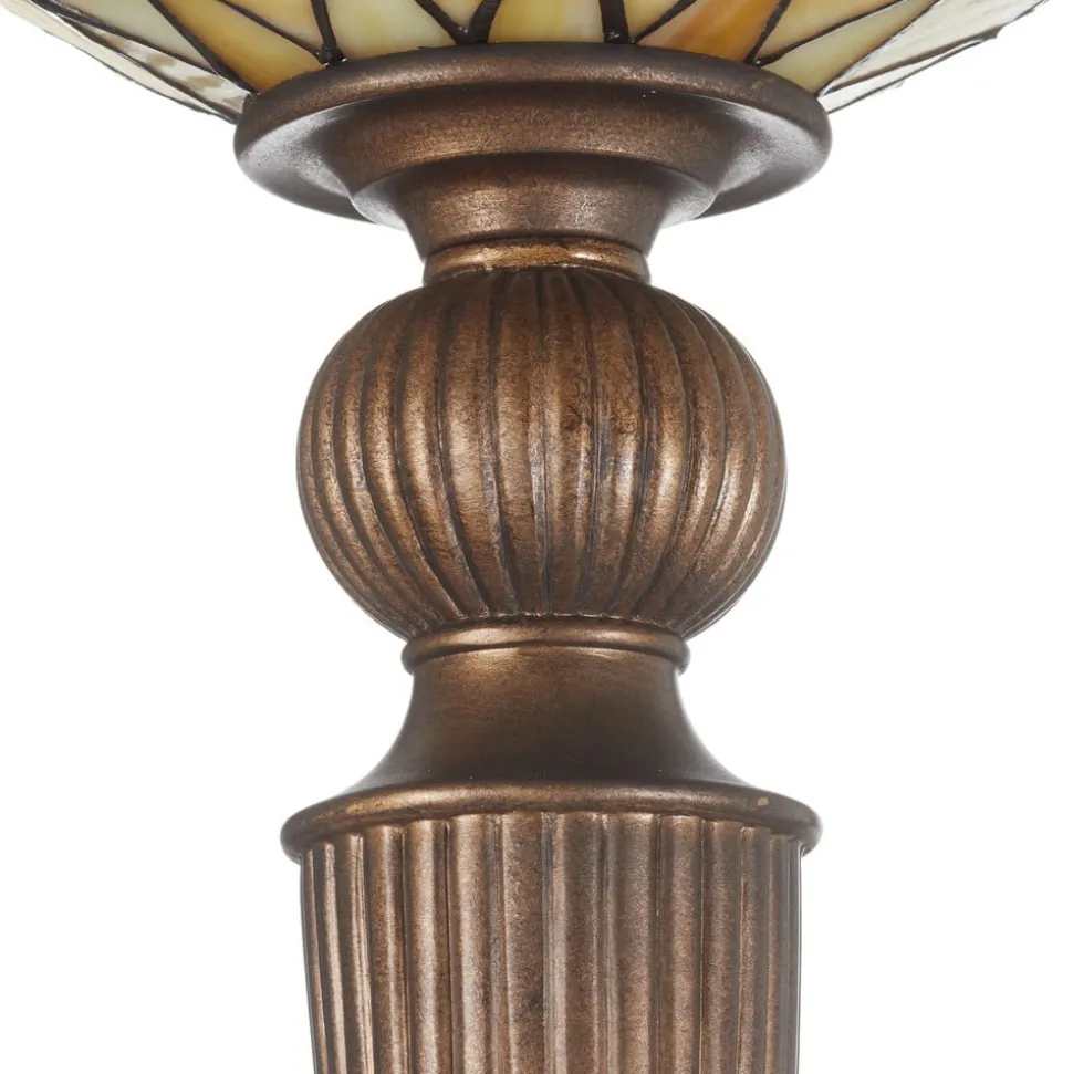 Gulvlampe Diamond i Tiffany-stil