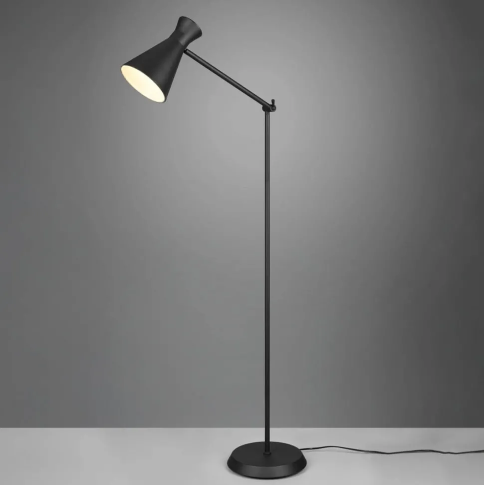 Gulvlampe Enzo, høyde 150 cm, svart