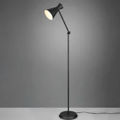 Gulvlampe Enzo, høyde 150 cm, svart
