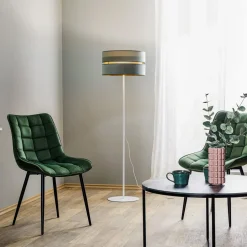 Gulvlampe Golden Duo mintgrønn/gull