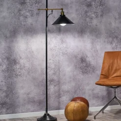 Gulvlampe Lenius med bevegelig skjerm