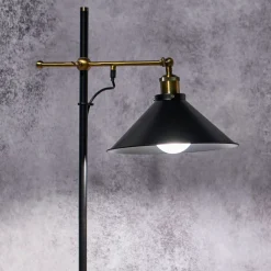 Gulvlampe Lenius med bevegelig skjerm