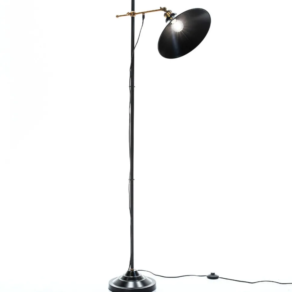 Gulvlampe Lenius med bevegelig skjerm