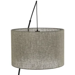 Gulvlampe Moby Green med tekstilskjerm