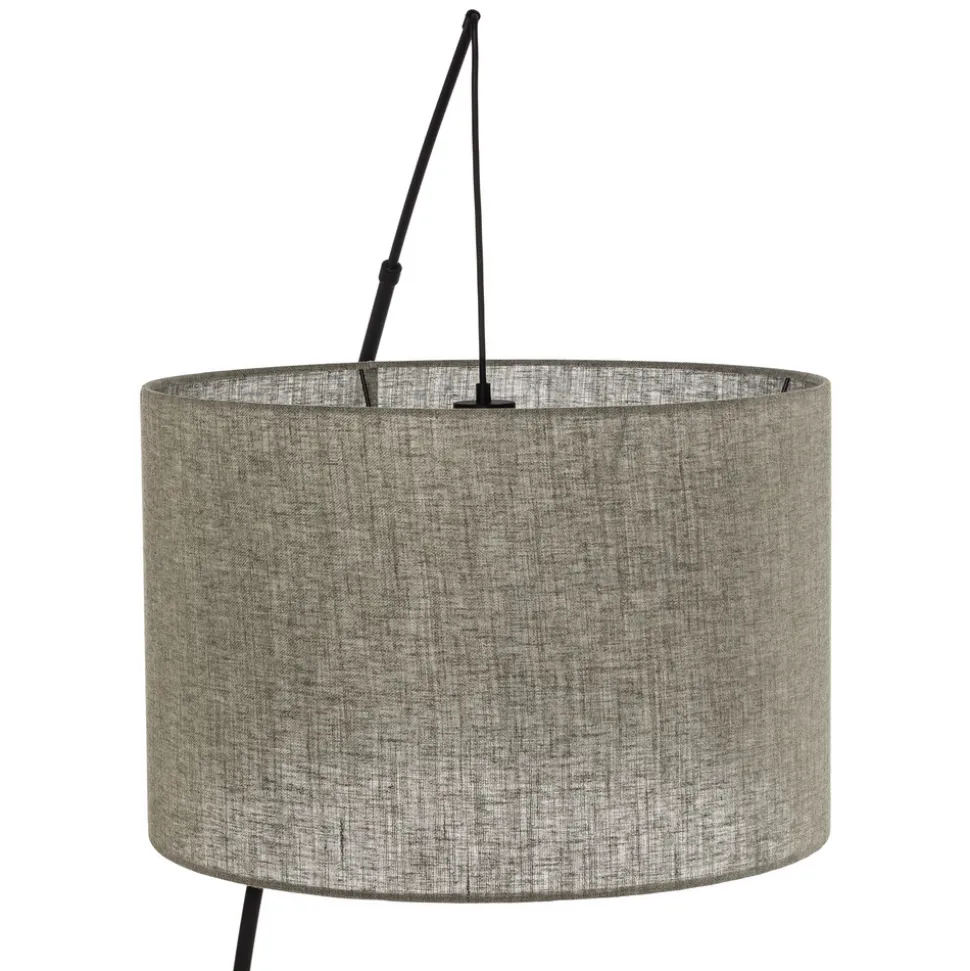 Gulvlampe Moby Green med tekstilskjerm