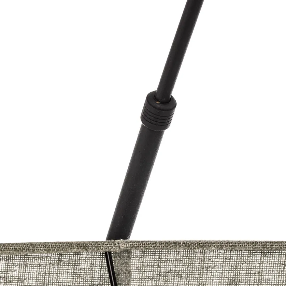 Gulvlampe Moby Green med tekstilskjerm