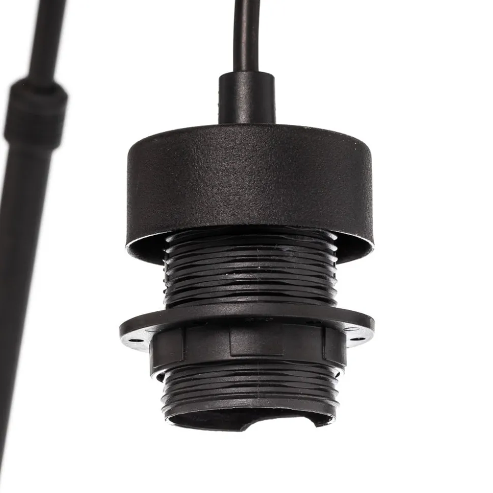 Gulvlampe Moby Green med tekstilskjerm