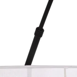 Gulvlampe Moby White med tekstilskjerm