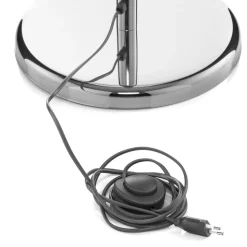 Gulvlampe Pioggia med krystallregn, krom