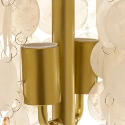 Gulvlampe Ruben med perlemorsskiver