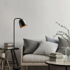 Gulvlampe Tattoo 4090, svart, metall, høyde 120 cm