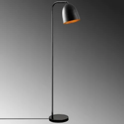 Gulvlampe Tattoo 4090, svart, metall, høyde 120 cm