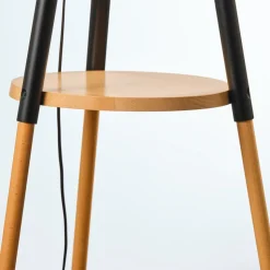 Gulvlampe Vaio Nature trebens stativ, beige