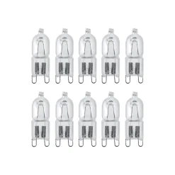 Halogenpære Halopin G9 60W klar 2 000 h 10 stk
