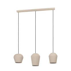 Hengelampe Cambaito, 3 lyskilder, sandfarget