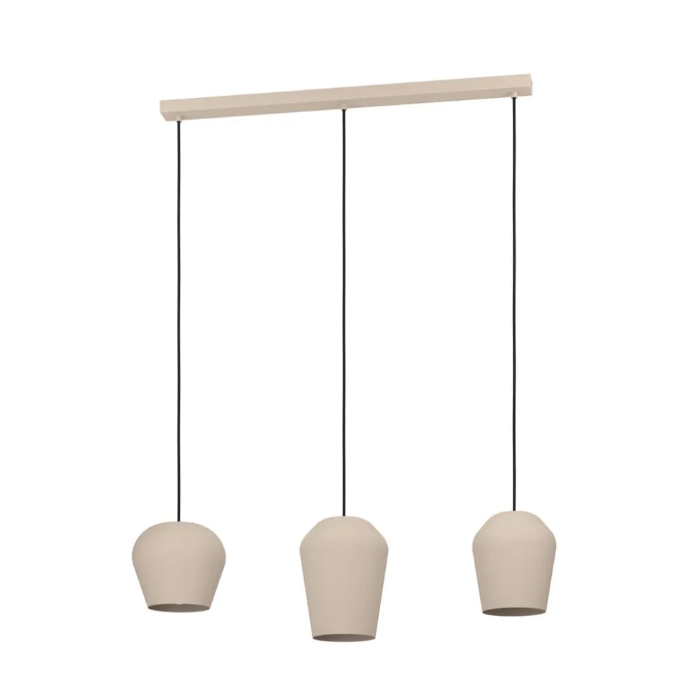 Hengelampe Cambaito, 3 lyskilder, sandfarget