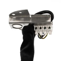 Hengelampe Cristal, gjennomsiktig/svart, Ø 71 cm