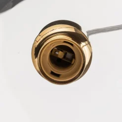 Hengelampe Cubus, gjennomsiktig, glass, Ø 30 cm, E27