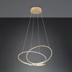 Hengelampe Darvin lengde 84 cm, gullfarget, metall, CCT