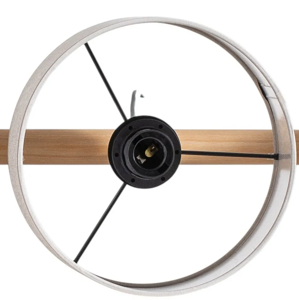 Hengelampe Deva Nature, 4 lyskilder, tekstil