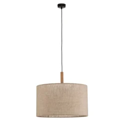 Hengelampe Deva Nature, 1 lyskilde, tekstilskjerm