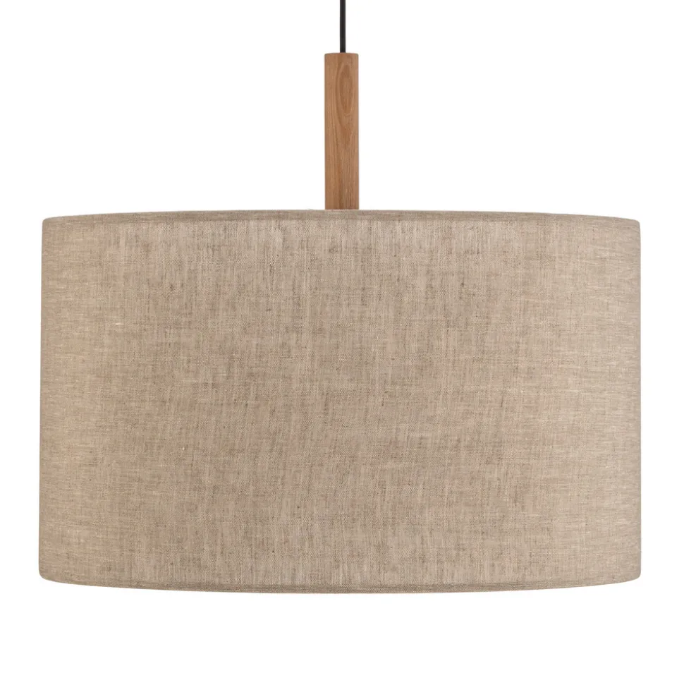 Hengelampe Deva Nature, 1 lyskilde, tekstilskjerm