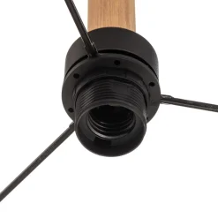 Hengelampe Deva Nature, 1 lyskilde, tekstilskjerm