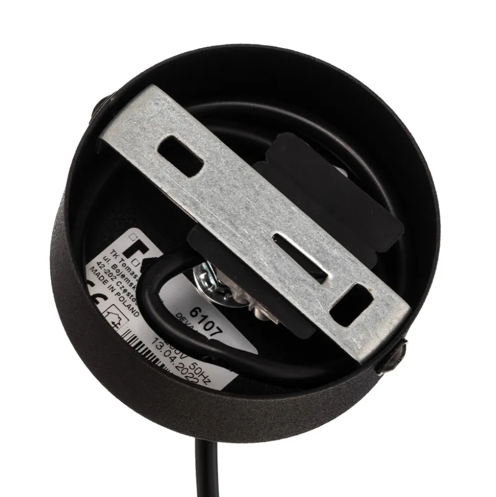 Hengelampe Deva Nature, 1 lyskilde, tekstilskjerm