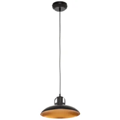 Hengelampe Felix, svart/antik gull, 1 lyskilde