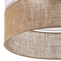 Hengelampe Linobianco med jute