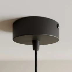 Hengelampe Modern A L med trelameller, Ø 60 cm