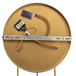 Hengelampe Monte, 3 lyskilder, rund, gull