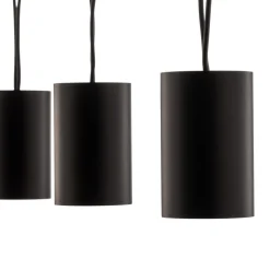 Hengelampe More Tone, svart/gull, 5 lyskilder