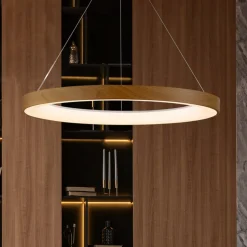 Hengelampe Niseko II, fjernkontroll, Ø 65 cm, trefarget