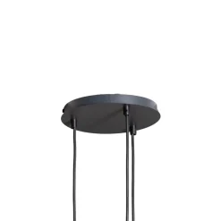 Hengelampe Rif 3, antrasitt, rund, 3 lyskilder, Ø 33 cm