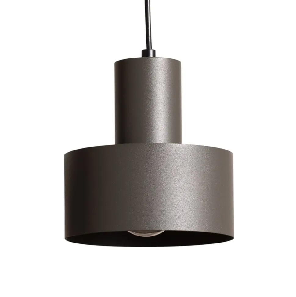 Hengelampe Rif 2, olivgrønn, 2 lyskilder, lineær, stål