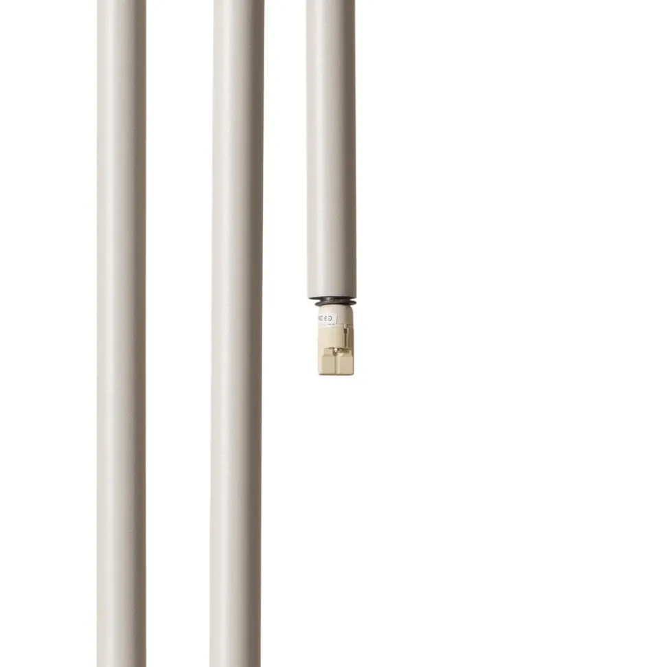 Hengelampe Sopel 3, taupe, rund, 3 lyskilder, stål, G9