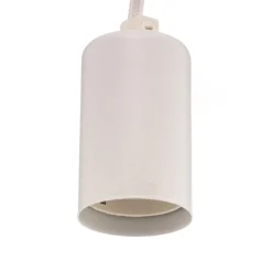 Hengelampe Spider i hvit, 5 lyskilder